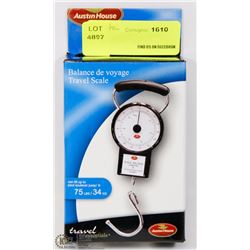 AUSTIN HOUSE TRAVEL SCALE MAX WEIGHT 75LBS