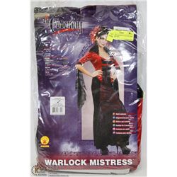 WARLOCK MISTRESS COSTUME ONE SIZE FITS UP TO