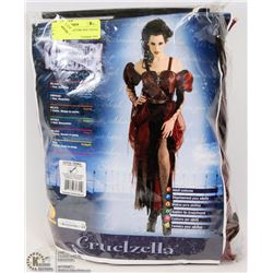 CRUELZELLA COSTUME SIZE YOUNG ADULT EXTRA