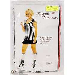 RACY REFEREE 3PC COSTUME SIZE LARGE INCL