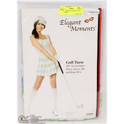 GOLF TEESE COSTUME SIZE LARGE INCL DRESS,