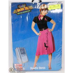 GREASE POODLE DRESS COSTUME SIZE LARGE