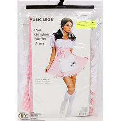 PINK GINGHAM MUFFET DRESS SIZE XL
