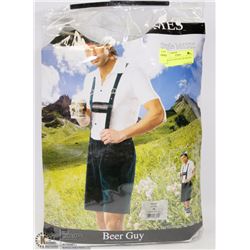 BEER GUY COSTUME SIZE S/M  INCL HAT