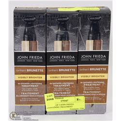BUNDLE OF 3 JOHN FRIEDA LIGHTENING TREATMENT