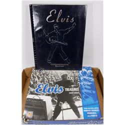 LOT OF 2 ELVIS COLLECTIBLE HARD COVER BOOKS