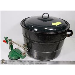 LARGE CANNING POT WITH COUNTER TOP SUCTION