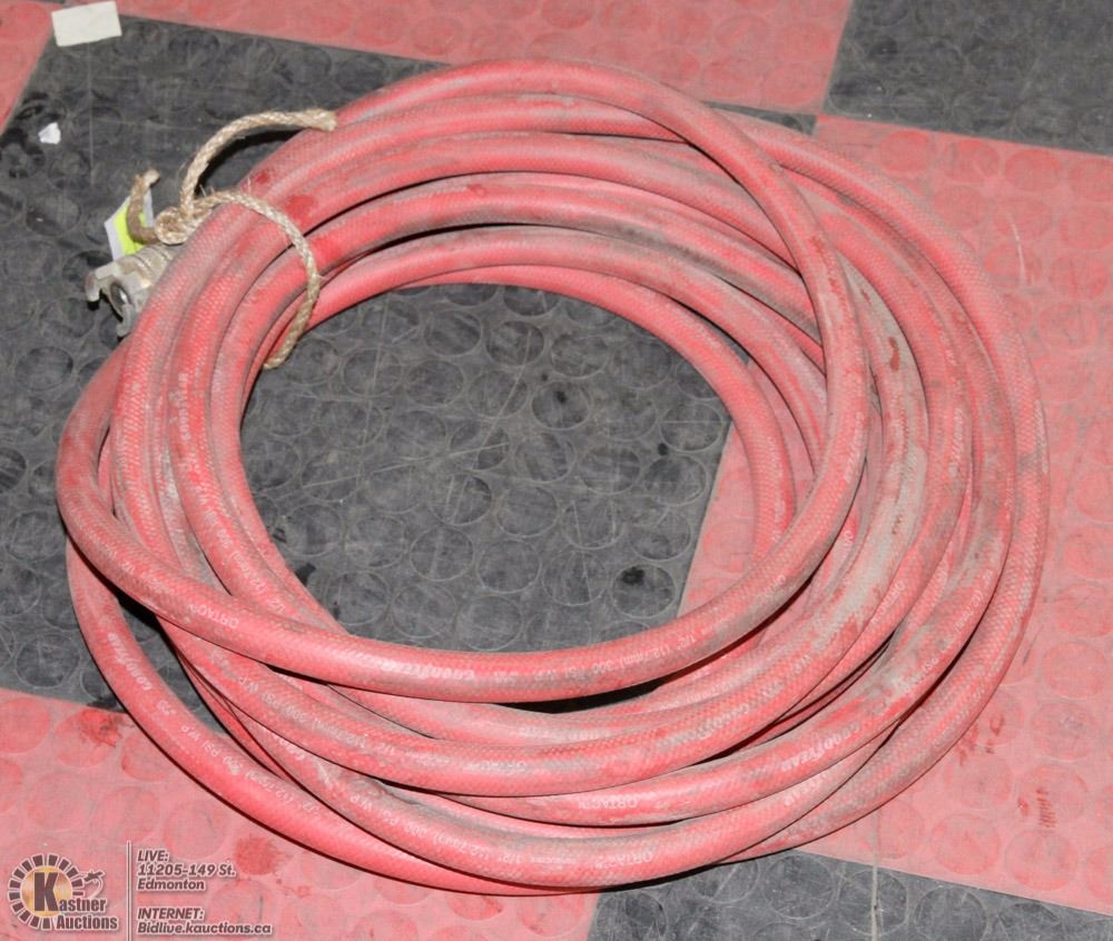 50' GOODYEAR ORTAC HOSE 300 PSI WITH FITTINGS.