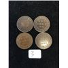 Image 2 : 1900H,1901,1903,1904 CANADA LARGE CENTS LOT OF 4 COINS!