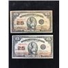 Image 1 : 1923 DOMINION OF CANADA 25 CENT FRACTIONAL NOTES! LOT OF 2!