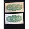 Image 2 : 1923 DOMINION OF CANADA 25 CENT FRACTIONAL NOTES! LOT OF 2!