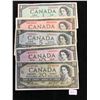 Image 1 : 1954 BANK OF CANADA SET $1-$20.