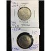 Image 1 : CANADA 25 CENT ERROR LOT! 2 CLIPPED PLANCHETS