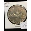 Image 1 : 1955 (SWL) CANADA SILVER DOLLAR!