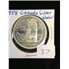 Image 1 : 1958 CANADA SILVER DOLLAR!