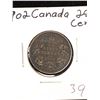 Image 1 : 1902 CANADA 25 CENTS! TONED.