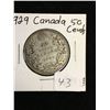 Image 1 : 1929 CANADA 50 CENTS!