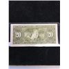 Image 2 : 1937 BANK OF CANADA $20 NOTE! HIGH GRADE!!