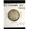 Image 1 : 1913 CANADA 25 CENTS!