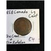 Image 1 : 1858(KEY DATE) CANADA LARGE CENT! NICE GRADE!