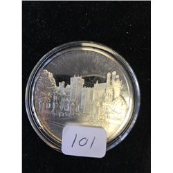 THE GREAT CANADIAN LANDMARKS STERLING SILVER MEDALLION!