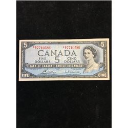 1954 BANK OF CANADA $5 REPLACEMENT NOTE!