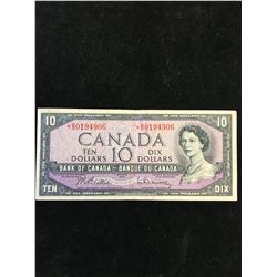 1954 BANK OF CANADA $10 REPLACEMENT NOTE!