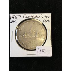 1957(SWL) CANADA SILVER DOLLAR!