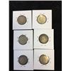 Image 2 : 1890H-1909 CANADA 25 CENTS LOT OF 6 COINS!