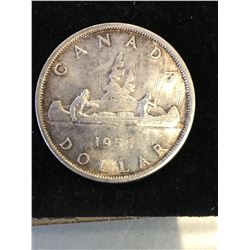 1955 CANADA SILVER DOLLAR!