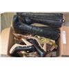 Image 1 : BOX OF BOOTS AND HIGH HEELS
