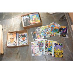 TWO TRAYS OF COMIC BOOKS