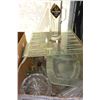 Image 1 : BOX OF CRYSTAL SERVING PIECES