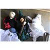 Image 1 : SHELF LOT OF HALLOWEEN HANGING GHOSTS