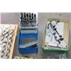 Image 2 : LOT OF NEW BITS SCREW DRIVERS AND WOOD CASE OF LARGE DRILL BITS