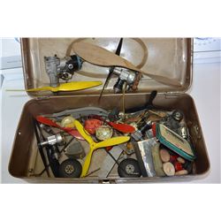 TOOLBOX OF MODEL PLANE MOTORS AND PARTS