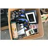 Image 1 : BOX OF COLECO MATTEL AND INTELLIVISION GAME CONTROLLERS AND ELECTRONICS