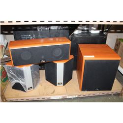 DCD ACOUSTIC 3 WAY SPEAKER SYSTEM IN BOX