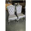 Image 2 : PAIR OF NEW DECORATIVE ORNATE CARVED DINING CHAIRS, HOME ELEGANCE, RETAIL $299 EAHC