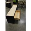 Image 2 : NEW MODERN ENTRY 4 DRAWER STORAGE BENCH, MISSING CUSHION, RETAIL $299