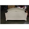 Image 1 : NEW HOME ELEGANCE MODERN COUNTRY STYLE WHITE ORNATE DOUBLE SIZE FOOTBOARD ONLY