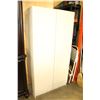 Image 2 : WHITE 2 DOOR WARDROBE