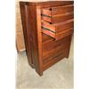 Image 2 : NEW HOME ELEGANCE MODERN DARK WOOD FINISH RUSTIC 5 DRAWER CHEST, SOLID WOOD, DOVETAIL CONSTUCTION, R