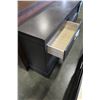 Image 2 : NEW HOME ELEGANCE GREY MODERN 6 DRAWER DRESSER, MINOR SHIPPING DAMAGE TO TOP RIGHT DRAWER, RETAIL $7