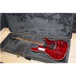 RED CORT ELECTRIC GUITAR IN CASE