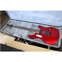 PEAVEY AT200 RED ELECTRIC GUITAR SELF TUNING IN HARDCASE