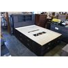 Image 1 : NEW DYNAMIC FURNITURE CYPRESS QUEEN STORAGE BEDFAME WITH BOOKCASE HEADBOARD, AND 12 UNDER BED STORAG