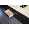 Image 2 : NEW DYNAMIC FURNITURE CYPRESS QUEEN STORAGE BEDFAME WITH BOOKCASE HEADBOARD, AND 12 UNDER BED STORAG
