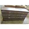 Image 1 : NEW DYNAMIC FURNITURE MODERN GREY CYPRESS SIZ DRAWER DRESSER, RETAIL $699