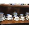 Image 1 : SHELF LOT OF VARIOUS TEACUPS AND SAUCERS